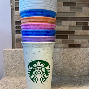 Starbucks hot cups